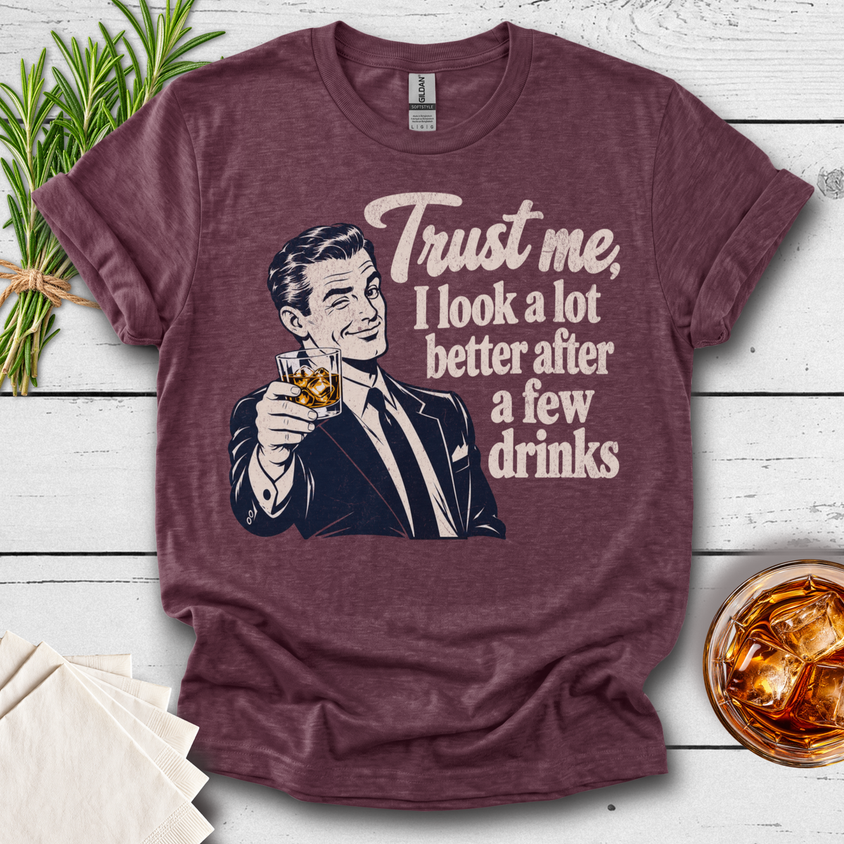 Maestro mockup | f3625574-e0da-409f-a106-ad3ff49f5613 | Heather Maroon